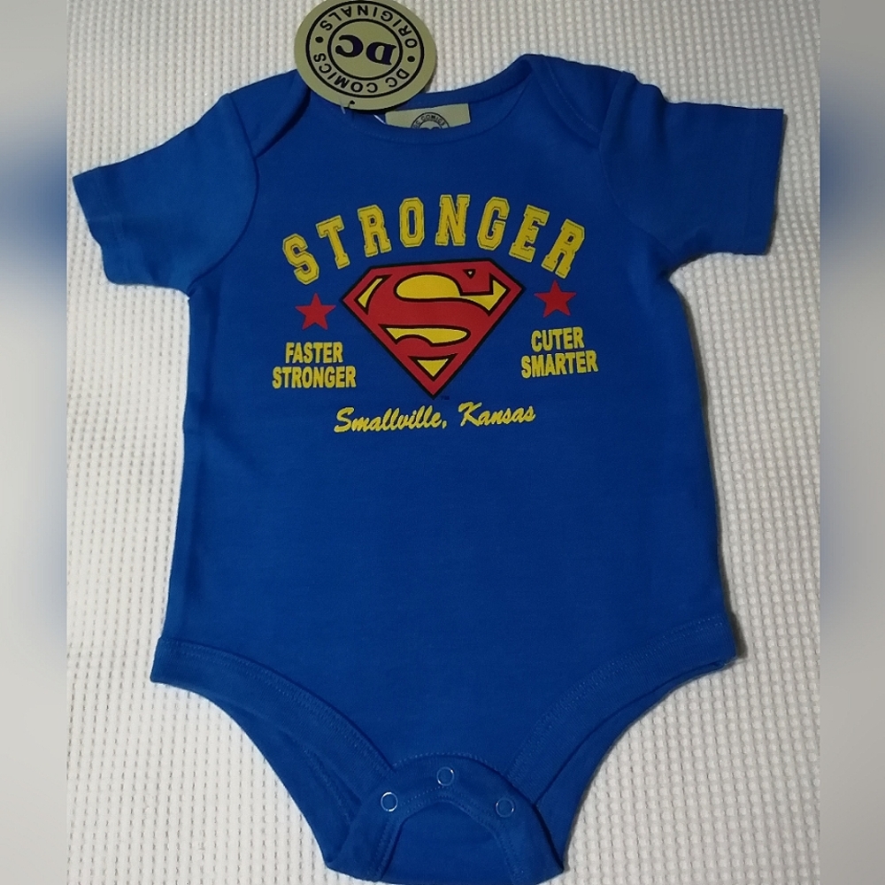 🔥SALE🔥 Superman DC Comics Baby Boy's Onesie NWT Size 6-12M